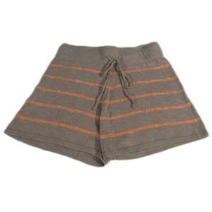 By Together Shorts High Waisted Striped Shorts Self Tie Size Small